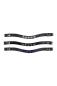 Preview: Sirnband navy mit Sternenmuster