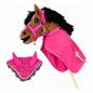 Preview: QHP Hobby Horse Set - Fleecedecke, Ohrhaube & Halfterset