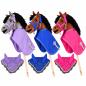 Preview: QHP Hobby Horse Set - Fleecedecke, Ohrhaube & Halfterset