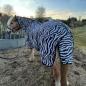Preview: Zebra Fliegendecke mit Halsteil und Bauchlatz