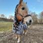 Preview: Zebra Fliegendecke mit Halsteil und Bauchlatz