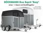 Preview: BÖCKMANN Duo Esprit silver & black "Easy" mit Drehflügeltür