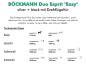Preview: BÖCKMANN Duo Esprit silver & black "Easy" mit Drehflügeltür