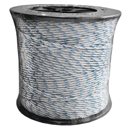 BRAMA-WEST Weidezaunlitze 400m x 3,5mm - 6 x 0,20mm Niro + 3 x 0,25mm CU