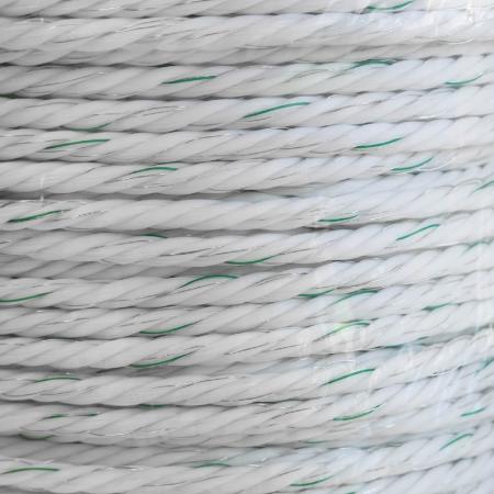BRAMA-WEST Weidezaunseil 200m x 8mm - 4 x 0,3mm Niro + 4 x 0,3mm CU