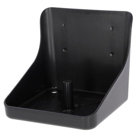 Lecksteinhalter Eckig schwarz