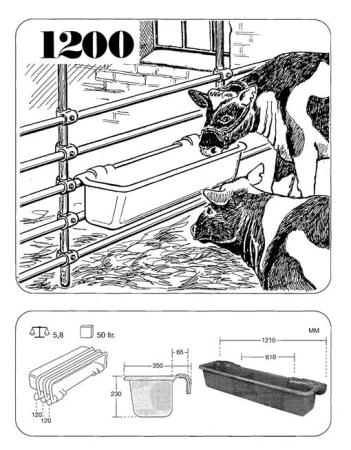Futtertrog Modell 1200