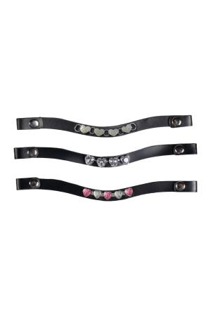 Stirnband rosa/silber