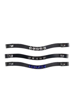 Sirnband navy mit Sternenmuster