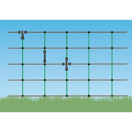 Litzclip® Vertikalstrebenverbinder für Weidenetze