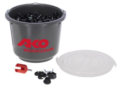 Baueimer mit Einschraubhilfe und Isolator