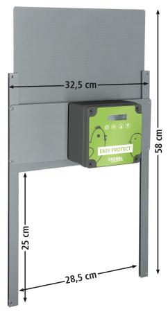 Automatische Hühnertür Komplettset EasyProtect klein