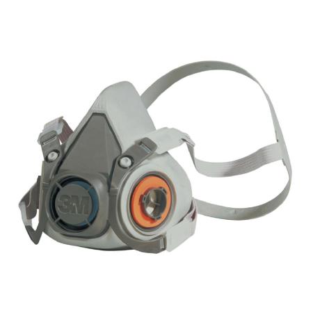 Die Atemschutzmaske Serie 6000 der Firma 3M - Frontalansicht