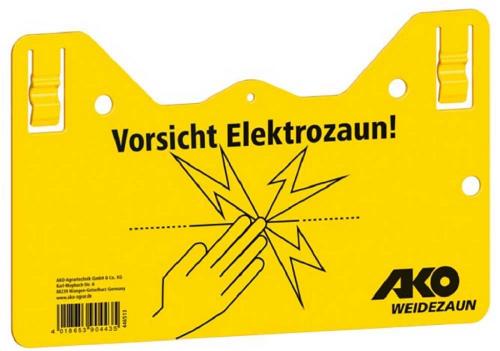 Warnschild Vorsicht Elektrozaun!