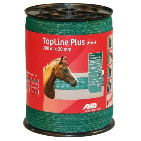 Weidezaunband TopLine Plus grün