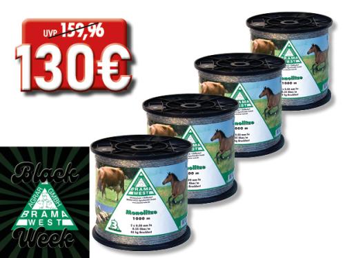 4 Rollen BRAMA-WEST Spezial-Monolitze 1.000 m