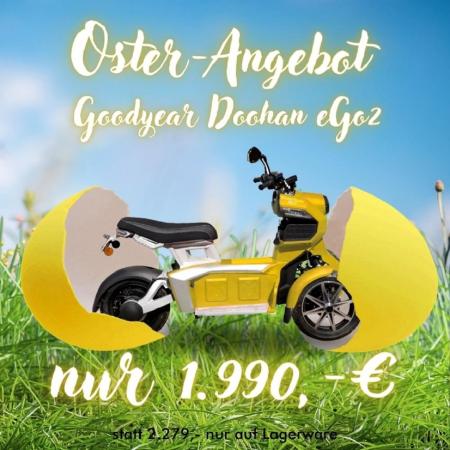 Goodyear Doohan eGo2 Dreirad gelb