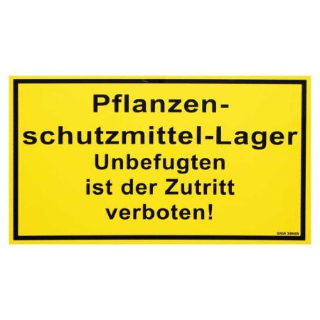 Verbotsschild "Pflanzenschutzmittel"