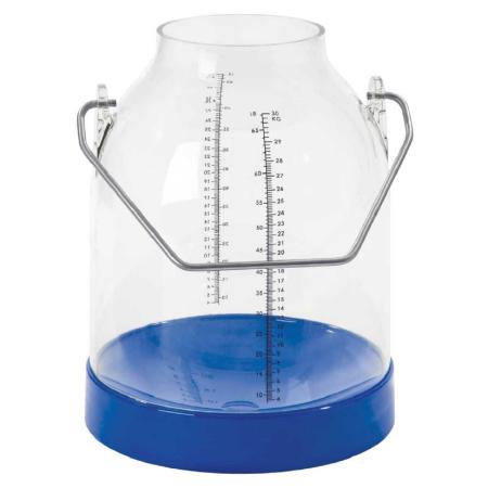 Melkeimer Kunststoff blau klein