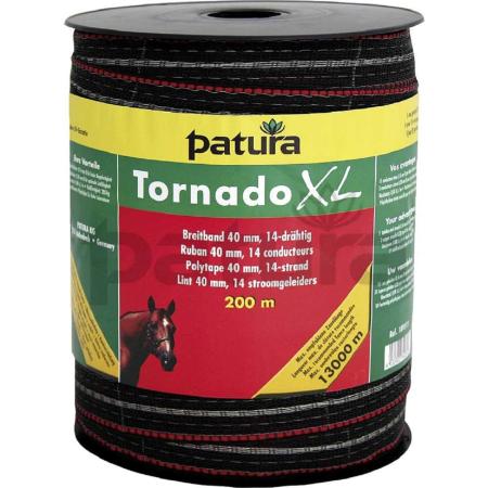 Patura Tornado XL Breitband 40mm x 200m - 14-drähtig