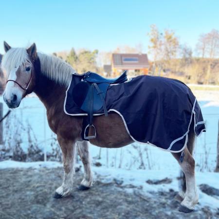 Ausreitdecke Active Ride / Exercise Sheet Fleece – 600D – Braun/Beige