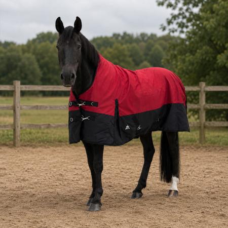 Winterdecke Monteze 1200D HN 200gr Rot/Schwarz