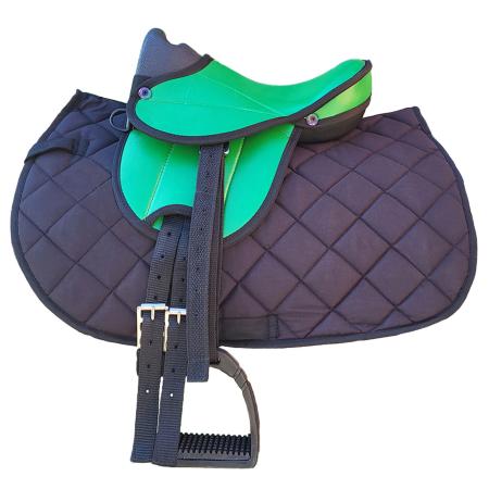 Sattelset "My happy Pony" Grün