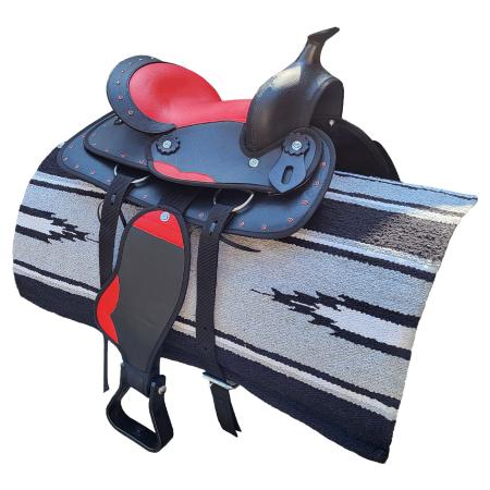Kinder Westernsattel mit Decke