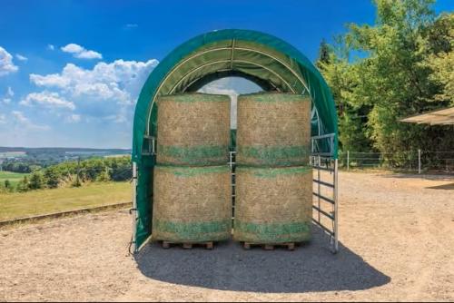 KERBL Weidezelt mit Weidepanelen 363 × 308 × 355 cm