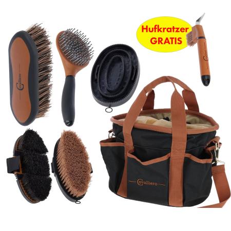 Covalliero 7-Teiliges Set braun/schwarz