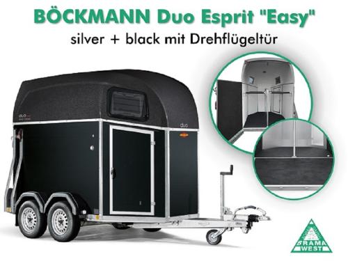 Böckmann Duo Esprit silver & black "Easy mit Drehflügeltür"