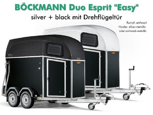 Böckmann Duo Esprit silver & black "Easy mit Drehflügeltür"