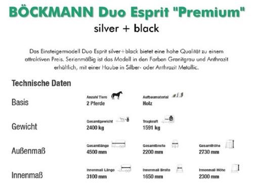 Böckmann Duo Esprit silver & black "Premium"