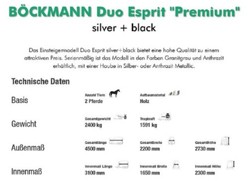 BÖCKMANN Duo Esprit silver & black "Premium"