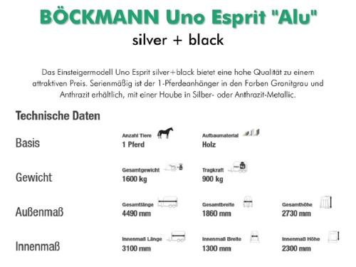 BÖCKMANN Uno Esprit silver & black "Alu"