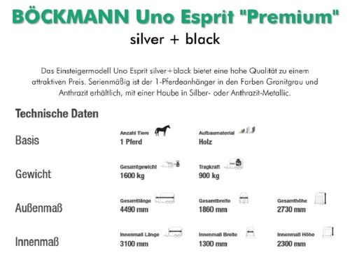 BÖCKMANN Uno Esprit silver & black "Premium"