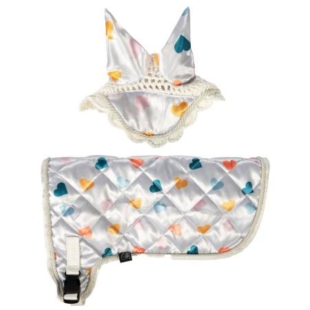 HKM Hobby Horse Set – Decke & Fliegenhaube