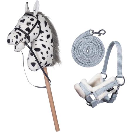 Hobby Horse Set - Halfter, Strick mit Pferd