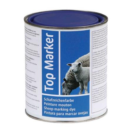 Schafszeichenfarbe blau