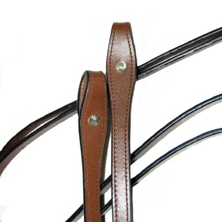 Westernzügel "Leather" mit Schraubenverschluss