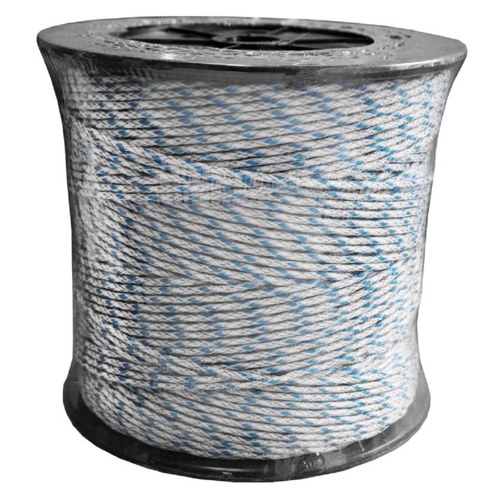 BRAMA-WEST Weidezaunlitze 400m x 3,5mm - 6 x 0,20mm Niro + 3 x 0,25mm CU