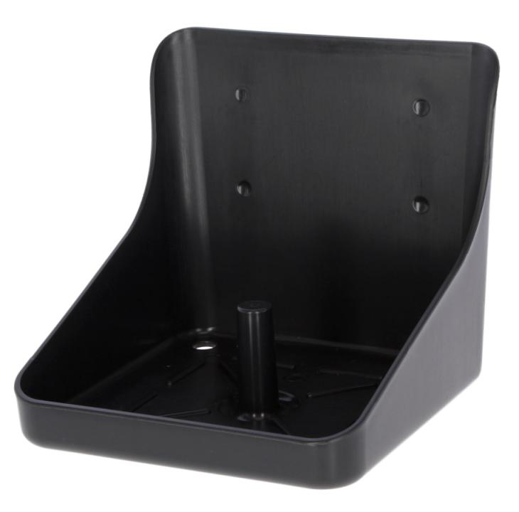 Lecksteinhalter Eckig schwarz