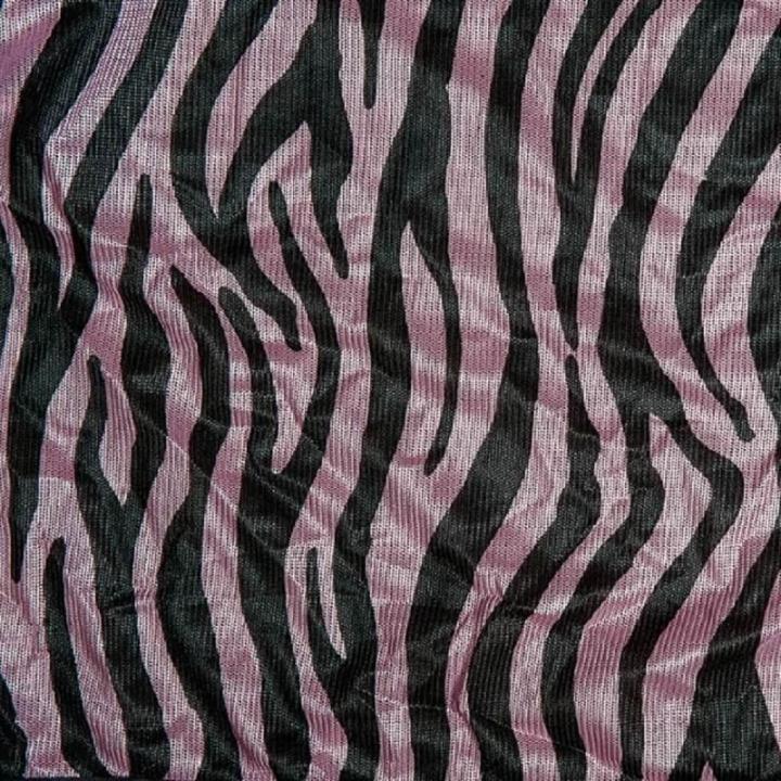 Fliegendecke mit Halsteil -Zebra Rose-