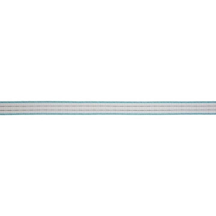 Weidezaunband TopLine 200m x 20mm - weiß/petrol