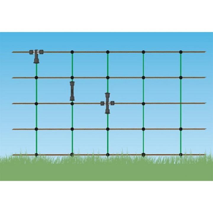 Litzclip® Vertikalstrebenverbinder für Weidenetze