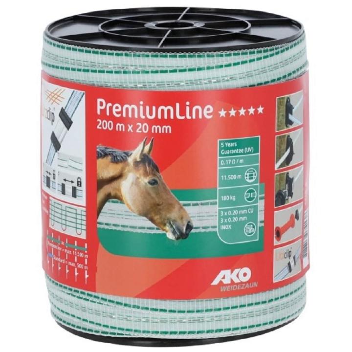 Weidezaunband PremiumLine 200m x 12,5/20/38mm