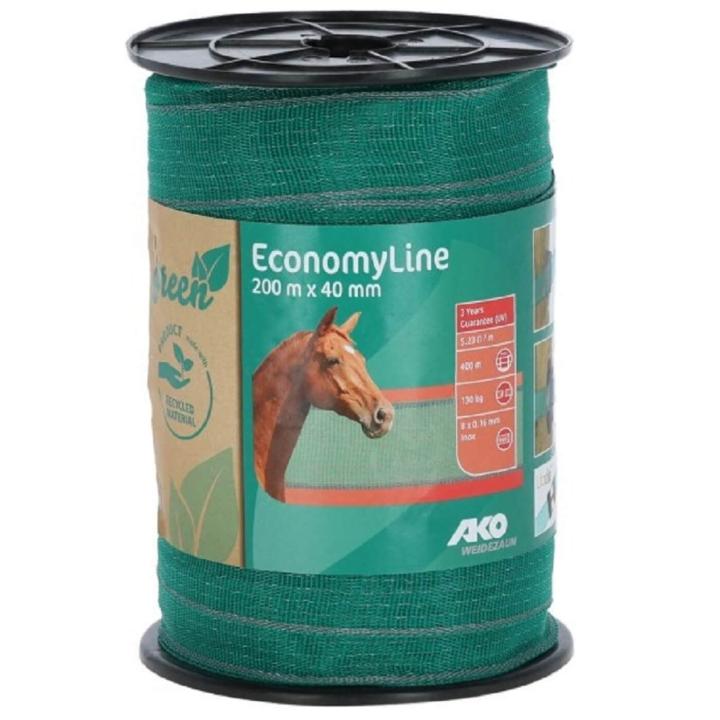 Weidezaunband EconomyLine Premium green 200m x 20mm/40mm