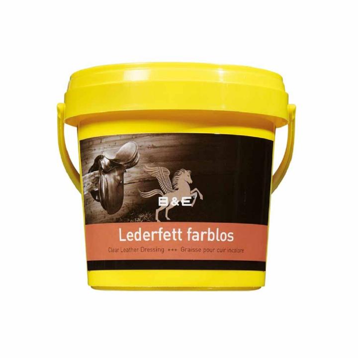 B & E Lederfett farblos, 1.000 ml, Front