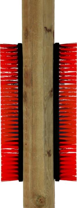 Kratzbürste Beispielfoto am Pfahl 2