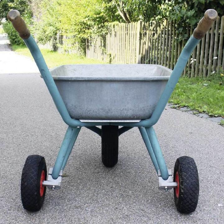 Stützräder für Schubkarre